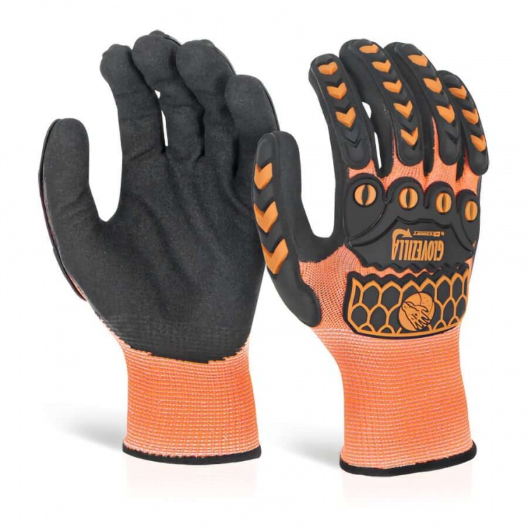 Glovezilla GZ65 Foam Nitrile Coated Glove BK Safetywear